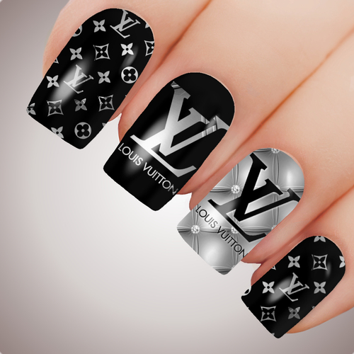Louis Vuitton easy nail art 