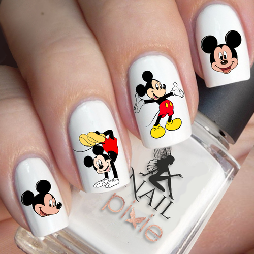 Mickey Mouse Manicure, 15 Knockout Nail Art Designs for Short Nails - (Page  11)